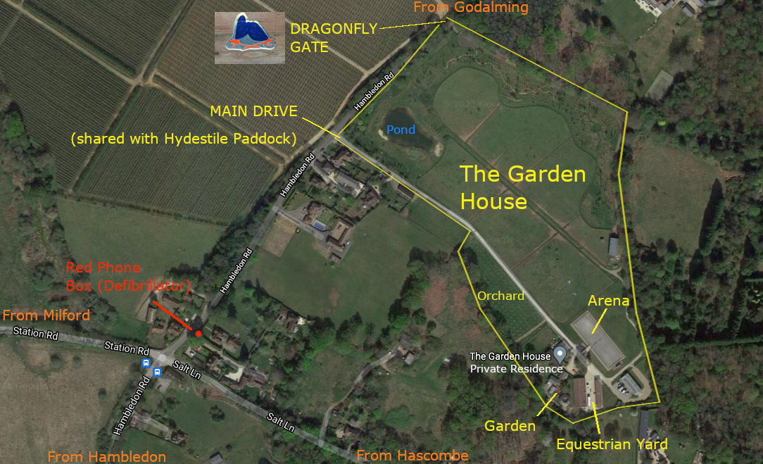 The Garden House Map 10