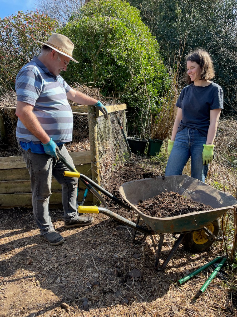 Taking a breather - Preparing a new plant nursery area